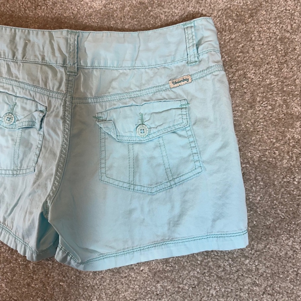 UNIONBAY Light Aqua Cargo Shorts - Picture 5 of 5